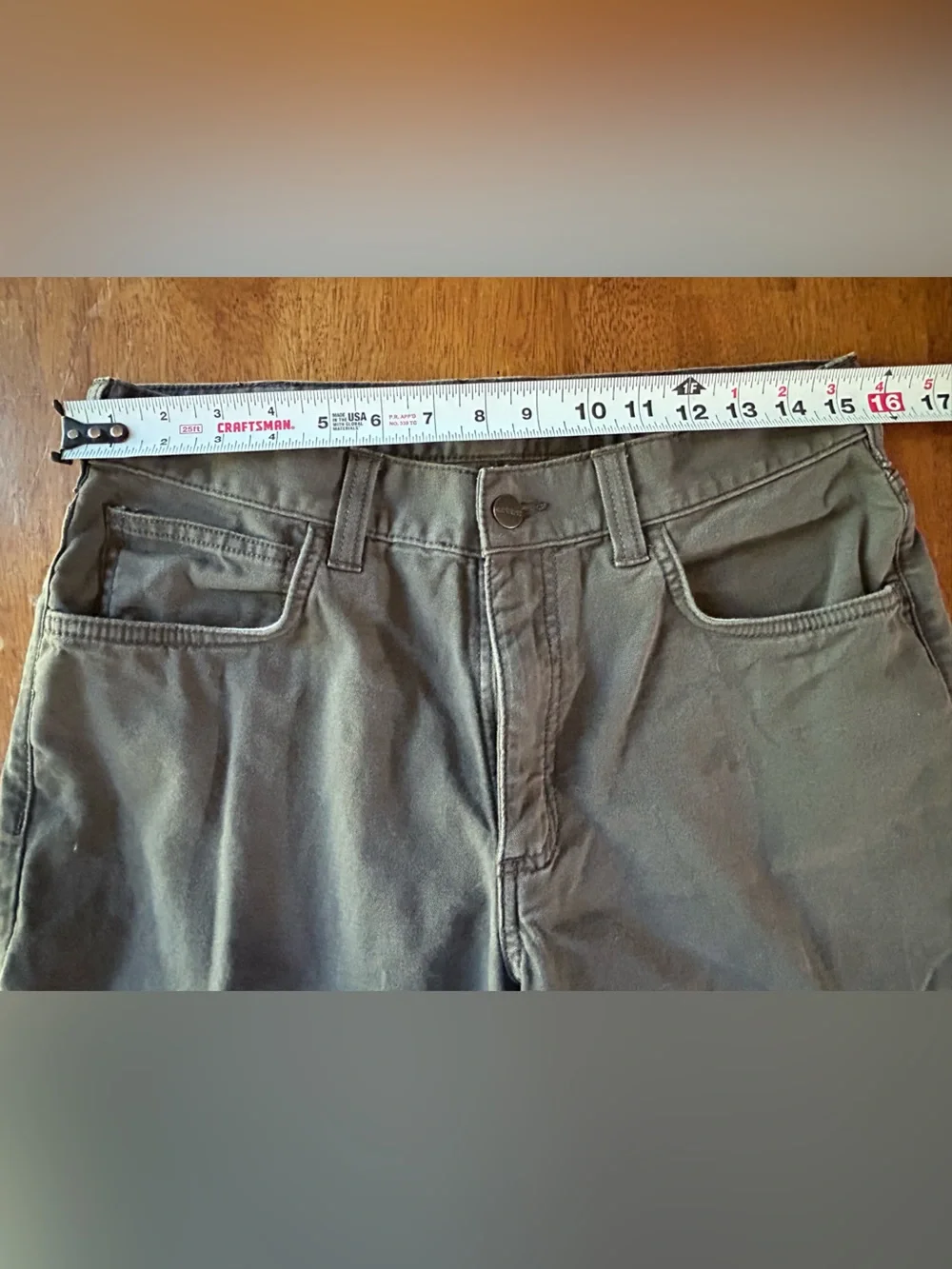 Carhartt Men's 32x34 Relaxed Fit Durable Utility Work Pants Farm-Worn